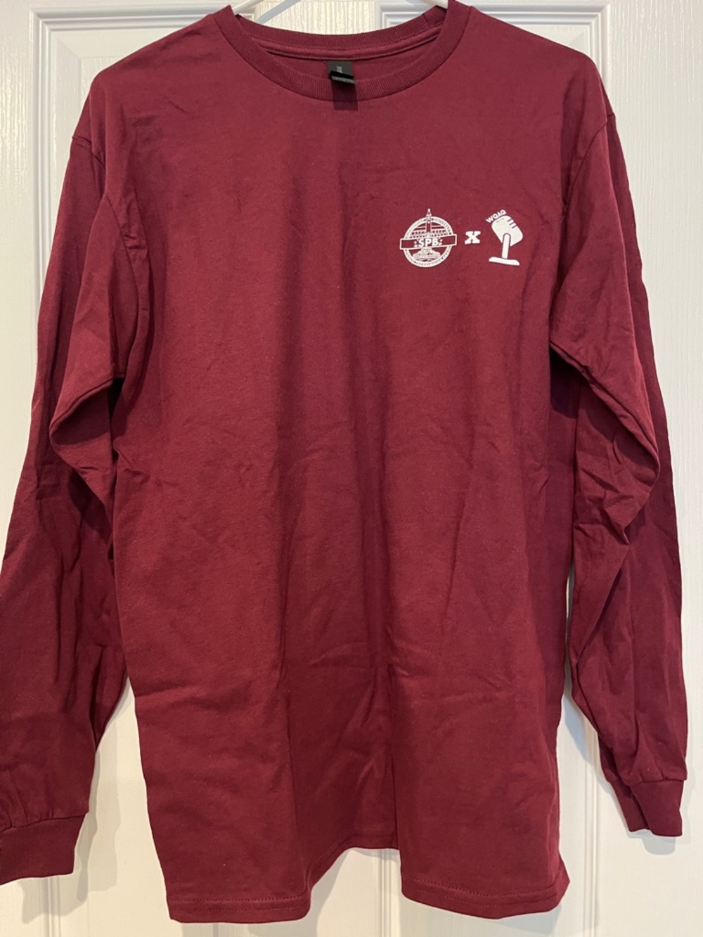 Maroon Long Sleeve Graphic Tee- Quinnipiac University